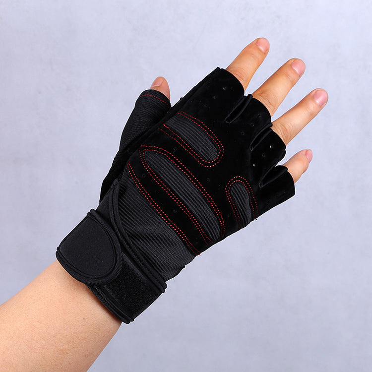 Non-slip wrist gloves