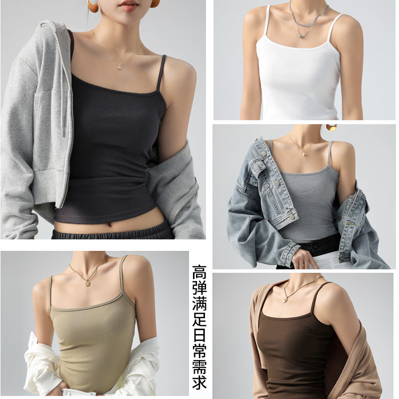 Inner Cover Supernumerary Breast Thread Can Be Outerwear Top